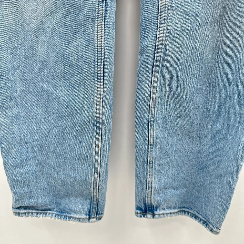 ABERCROMBIE & FITCH 4 The DAD light wash crossover Curve Love relaxed fit jean